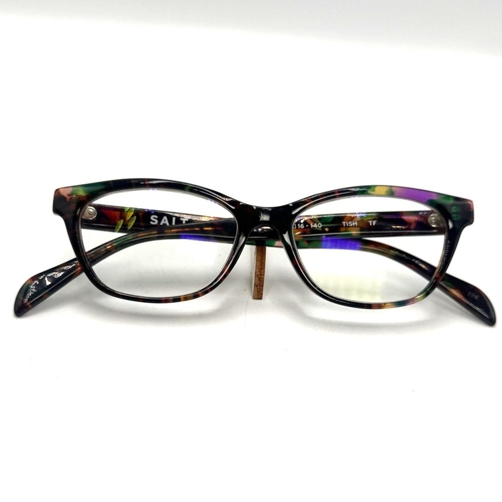 SALT Optics Tish TF Tortoise Eyeglasses Frames Handcrafted Japan 48-16-140